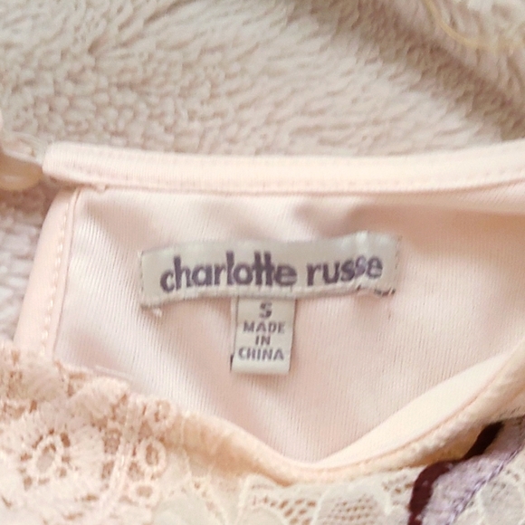 Charlotte Russe - Long Sleeve Lace Embroidered Dress NWT - Picture 7 of 8